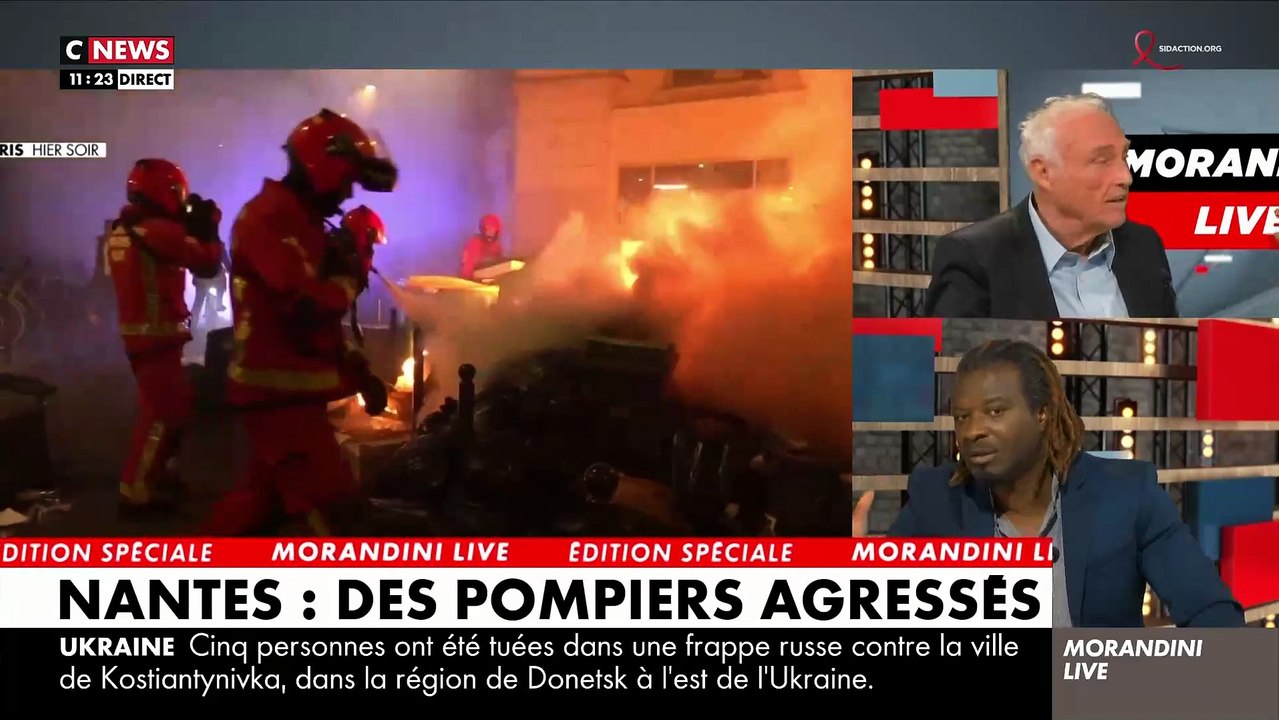 Echanges tendus entre Rost et Jean-Marc Morandini à propos des pompiers attaqués par des Lycéens : "Ce sont des sauvages ! Ce sont des jeunes qui n'ont aucune éducation ! C'est des débiles !"