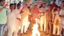 देवसर: राहुल गांधी की लोकसभा सदस्यता रद्द होने पर कांग्रेसियों का प्रदर्शन, PM का फूंका पुतला