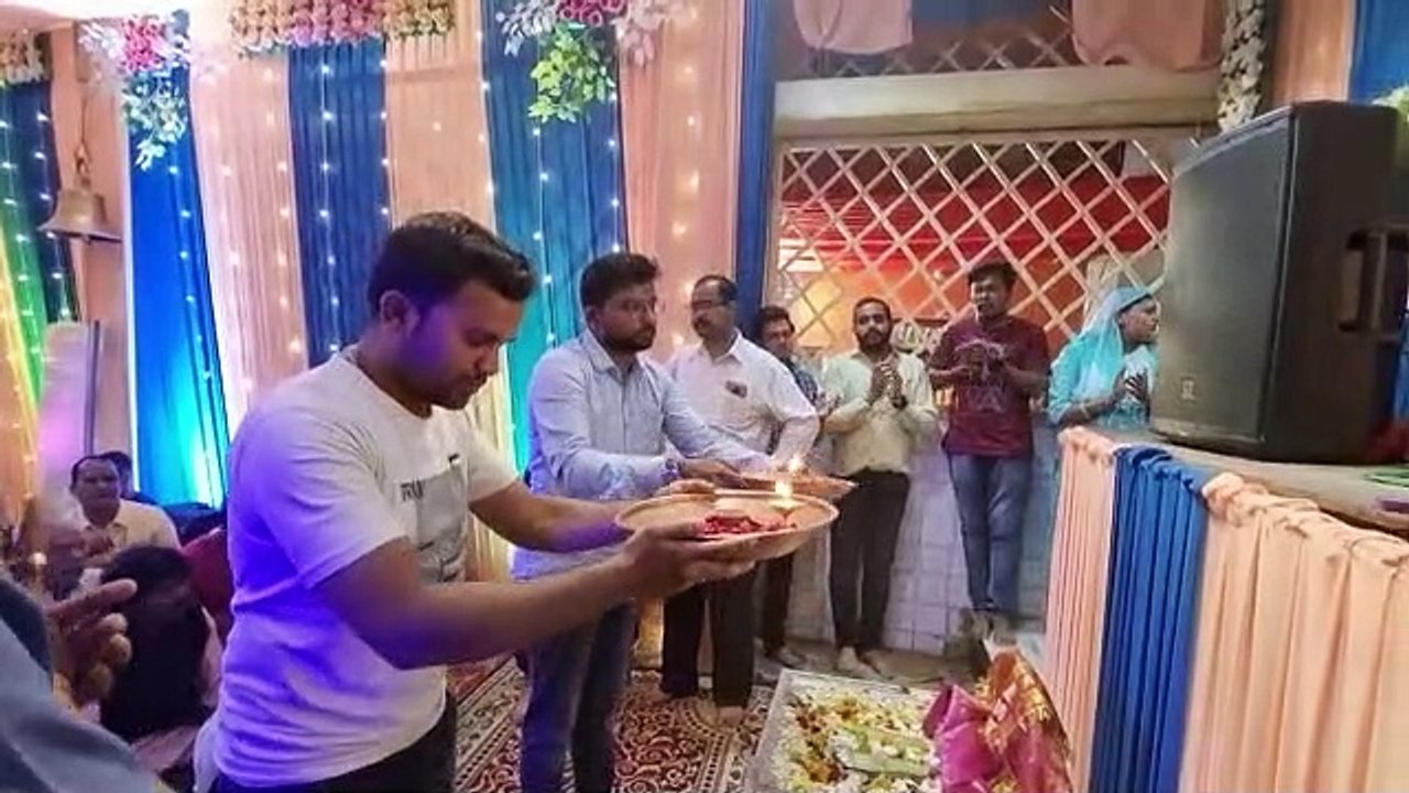 Aarti performed at Badi Mata Temple