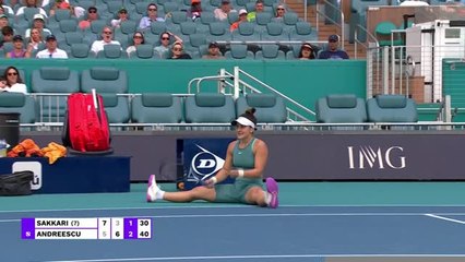 Miami - Sakkari échoue d'entrée face à Andreescu