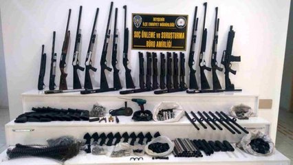 Konya'da silah üretimi yapan ikamete operasyon: Evi silah fabrikasına çevirdiler