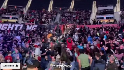 Jey Uso arrives from crowd during WWE Live Event!!