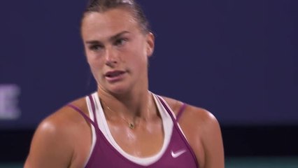 Miami - Sabalenka tranquille contre Rogers
