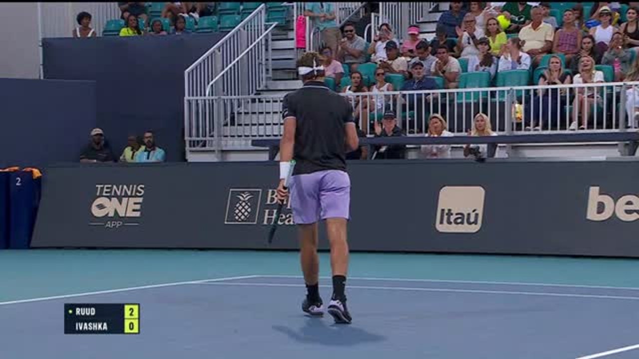 Highlights: Ruud startet ohne Probleme