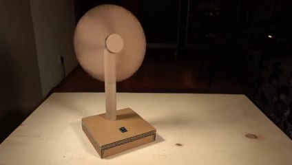 Summer Craft- Table Fan Out of Cardboard at Home -