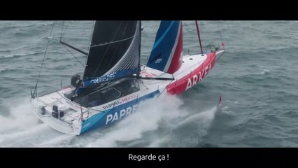PAPREC ARKEA Team / Première navigation de l'IMOCA Paprec Arkéa  un moment MAGIQUE !