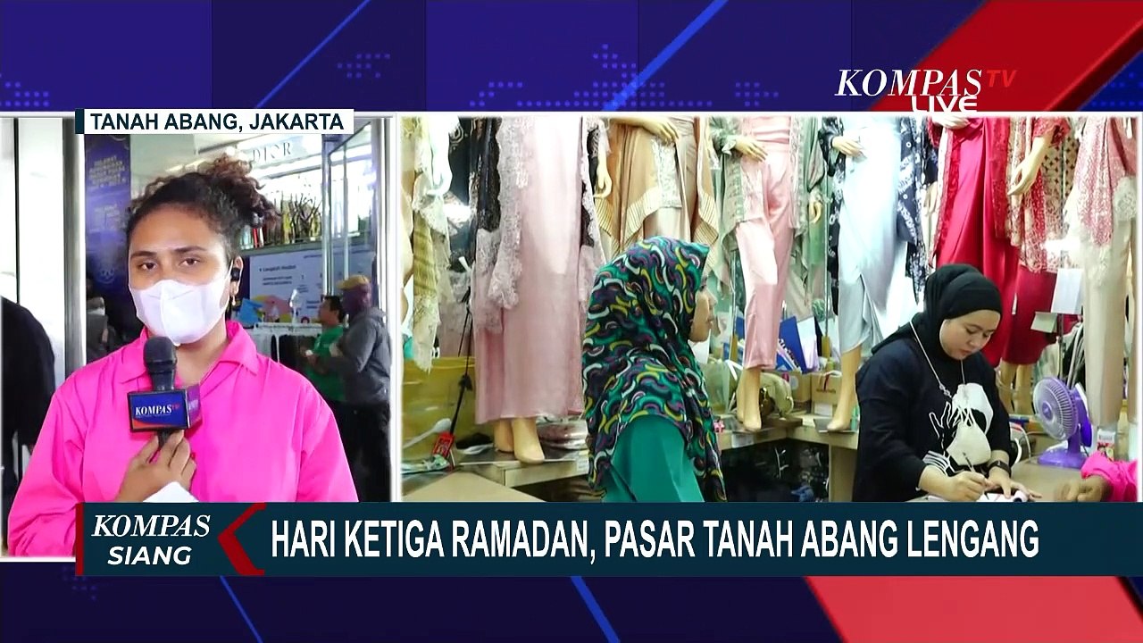 Pasar Tanah Abang Lengang, meskipun Tren Pembelian Baju Lebaran Meningkat
