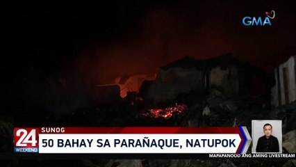 50 bahay sa Parañaque, natupok | 24 Oras Weekend