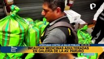 Incautan medicinas adulteradas en galería de la avenida Paruro