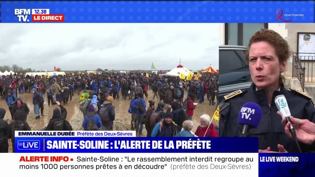 Sainte-Soline: la préfète des Deux-Sèvres confirme la présence d'au moins 1000 personnes prêtes à en découdre