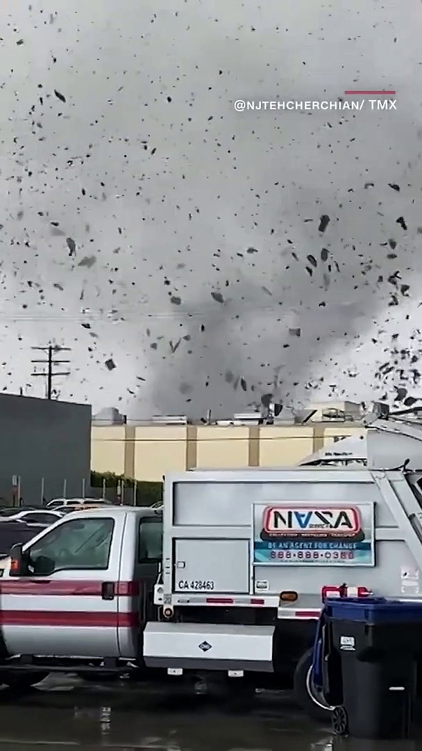 Rare tornado strikes near Los Angeles MARCH 2023