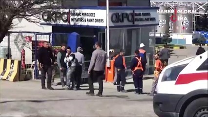 Kimya fabrikasında  patlama