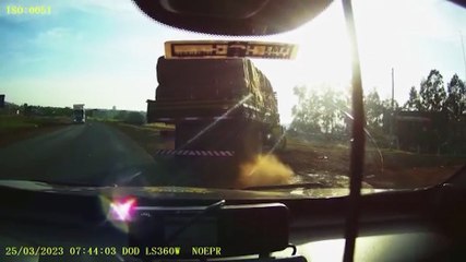 Vídeo mostra perseguição da PRF a caminhão recheado de cigarros contrabandeados