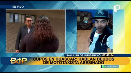 Guerra de mafias en SJL: Habla viuda de mototaxista asesinado en Huáscar