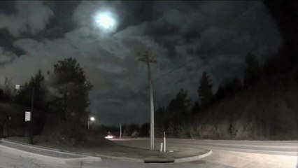 Meteor Lights Up Over Arkansas, USA