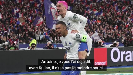 Bleus - Deschamps : "Griezmann avec Mbappé, il n'y a pas le moindre souci"