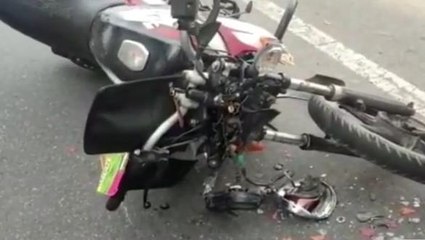 జగిత్యాల: పరీక్ష రాసి ఇంటికి వెళ్తుండగా రోడ్డు ప్రమాదం.. ఇద్దరికి గాయాలు