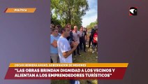 El Gobernador de Misiones recorrió obras viales del plan de transformación de Puerto Iguazú