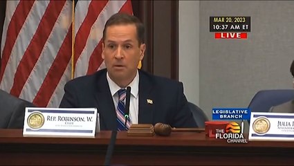 Republican Florida representative  duped into reading rude fakes names during meeting