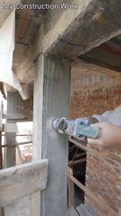 Construction Worker's Highly Effective Construction Tips #constructiontips @DoiThoXayVlog