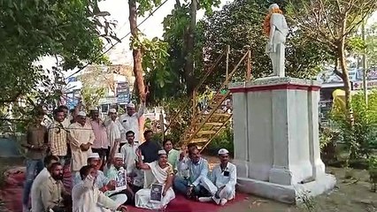 District Seva Dal protested against the expulsion of Rahul Gandhi
