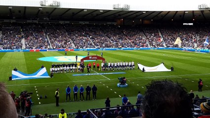 Flower of Scotland Played Before Scotland vs Cyprus Match at Hampden