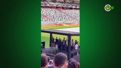 Em inauguração da Arena MRV, presidente do Atlético-MG agradece aos mecenas do clube