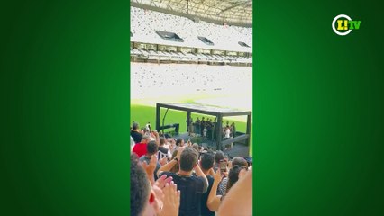 Arena MRV canta pelo time do coração, em Belo Horizonte - MG