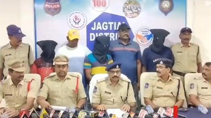 జగిత్యాల: జిల్లాలో నలుగురు దొంగల అరెస్ట్