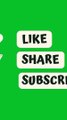Like Share Subscribe green screen short