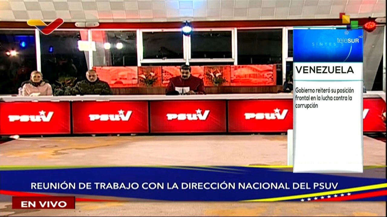 Síntesis 25-03: Gobierno de Venezuela reiteró su posición frontal en la lucha contra la corrupción