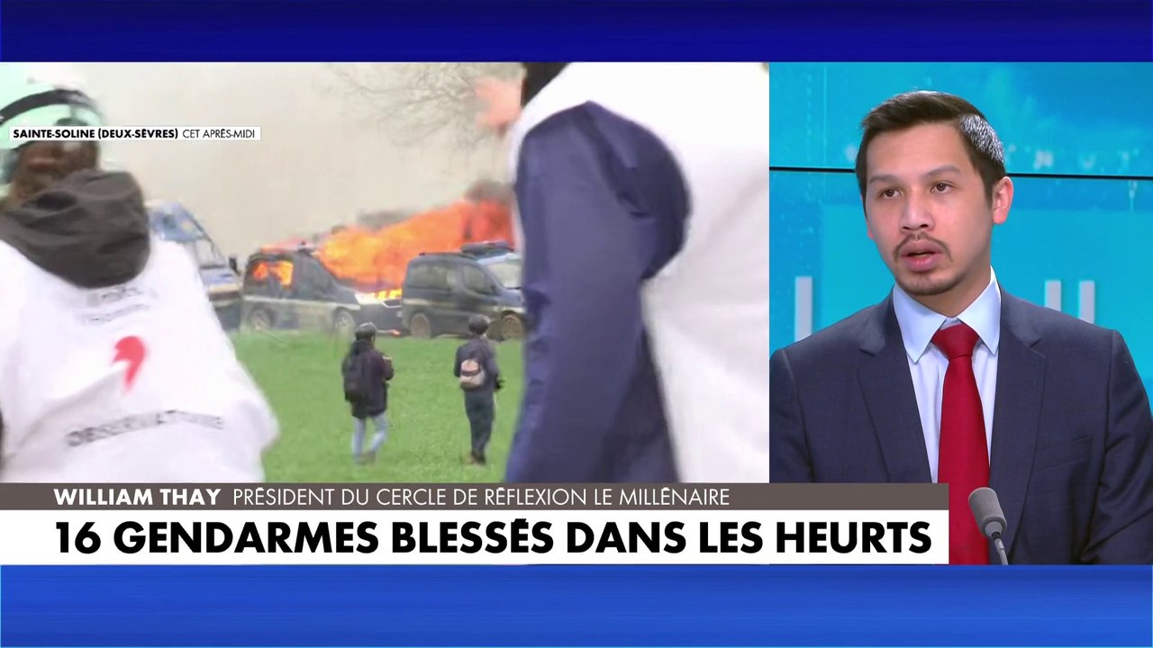 William Thay sur les manifestations anti-bassines : «Une grande partie de la NUPES, notamment de La France Insoumise, a conduit à ce climat actuel»