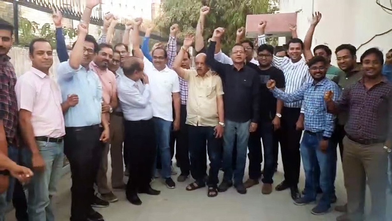 Doctors demonstrated and burnt an effigy in protest against Right to Health