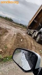 Erdoğan’ın dün temelini attığı Hatay Yeni Devlet Hastanesi’nin temeli kaldırıldı