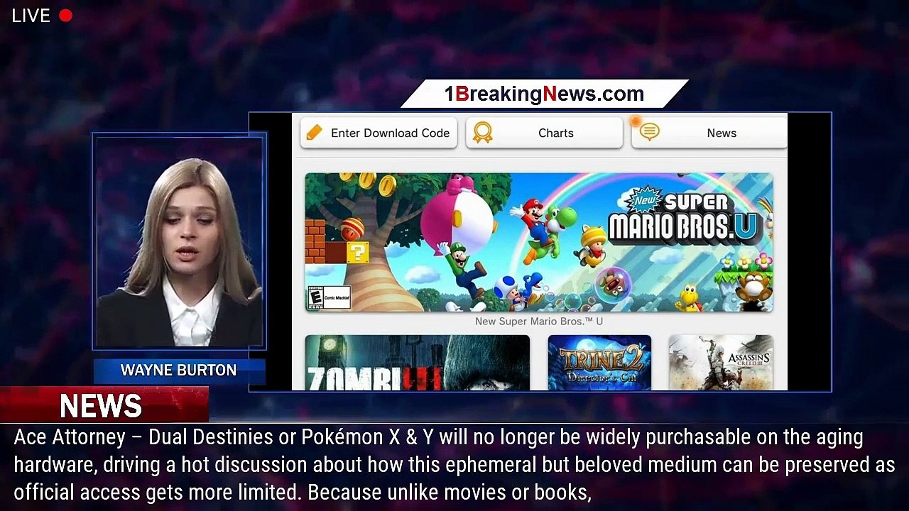 Nintendo's Wii U and 3DS stores closing means game over for digital