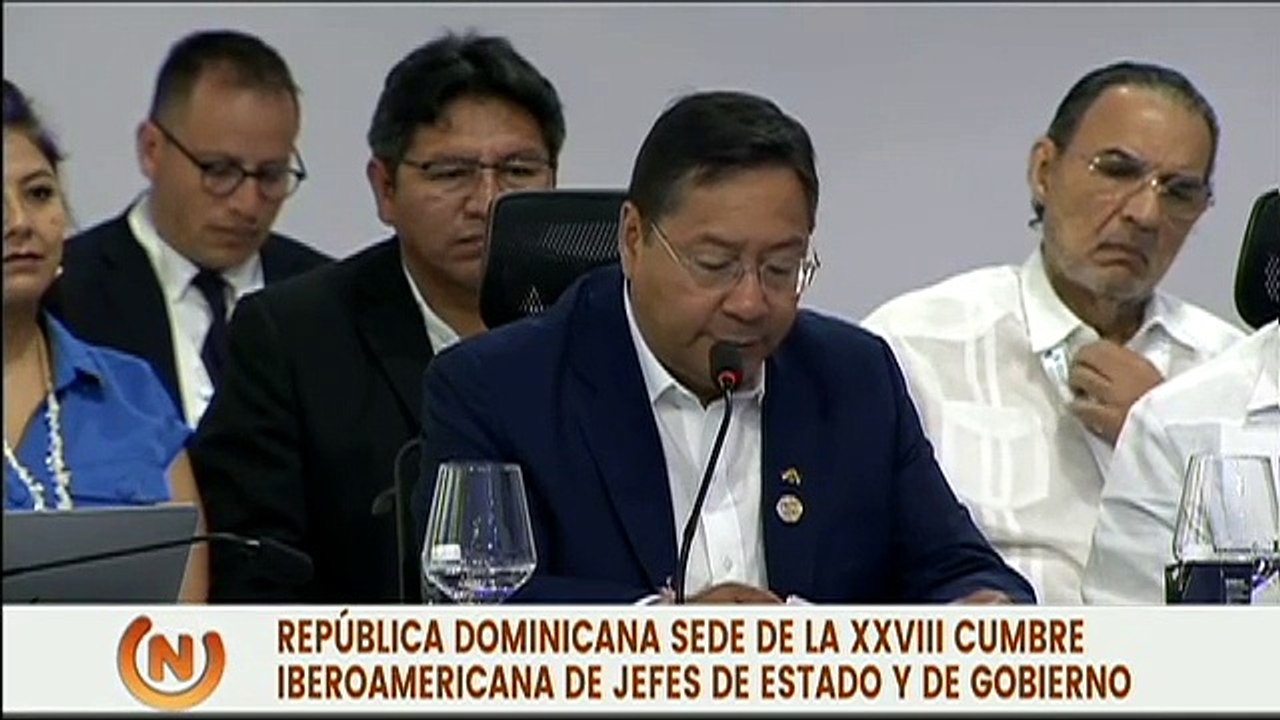 Pdte. de Bolivia, Luis Arce: "Esta cumbre congrega el diálogo, la cooperación y la solidaridad"