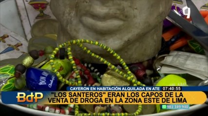 "Los santeros" eran los capos de la venta de droga en la zona este de Lima