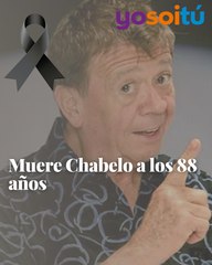 Muere Xavier López Chabelo a los 88 años de edad