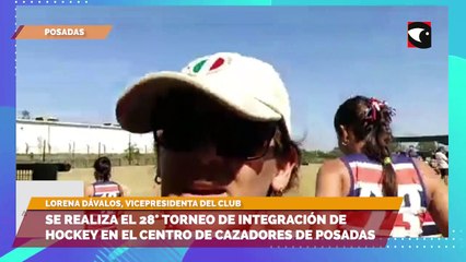 Posadas se realiza el 28° Torneo de Integración de Hockey en el Centro de Cazadores