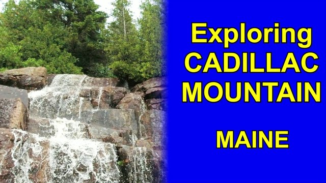 Cadillac Mountain in Acadia National Park in Maine, USA