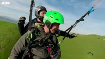 Paragliding Alongside Eagles | Natural World: Super Powered Eagles | BBC Earth