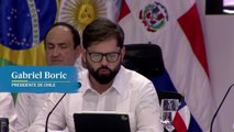 Boric denuncia en la Cumbre Iberoamericana 