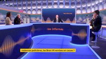 Les affrontements à Sainte-Soline, les accusations contre les Brav-M et la visite du roi Charles III reportée... Les informés du samedi 25 mars 2023