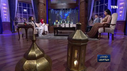 اختبار للحب بين الفنان سامح حسين وزوجته.. شوفوا عملوا ايه !  