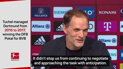 Скачать видео: Dortmund past didn't concern Tuchel during Bayern negotiations