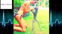 Monkey Try To Girl Raqe Funny pranks -Try Not To laugh Challenge Funny  2017