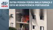 Prédio pega fogo na Zona Sul de São Paulo e vítima se joga do sexto andar