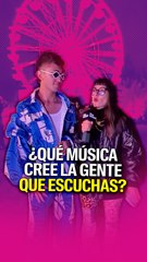 ¿Qué música cree la gente que escuchas?