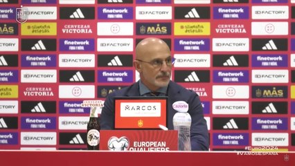 Luis de la Fuente: "Es una suerte contar con futbolistas como Joselu"