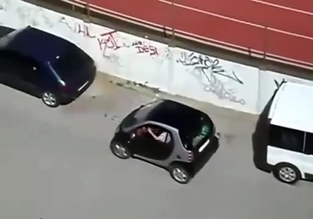 the hardest parking ever LOL